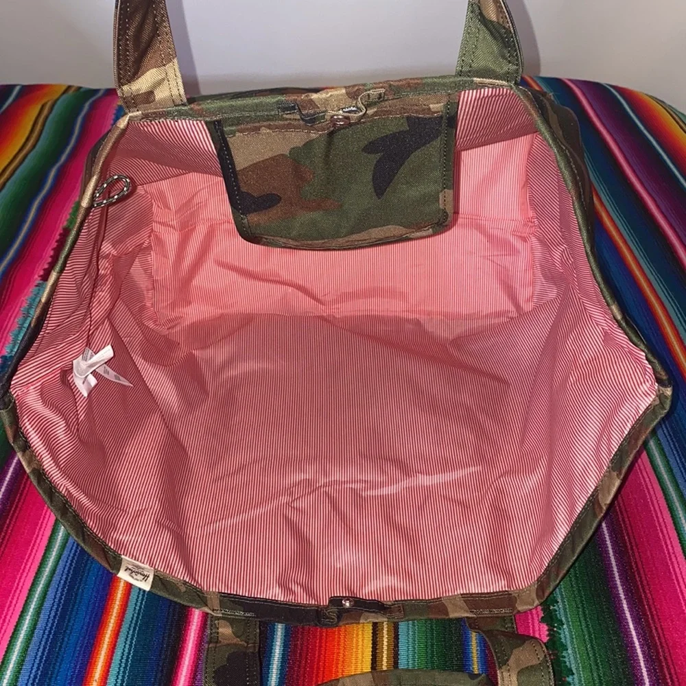 Herschel Supply Company Camouflage Camo Print Oversized Tote